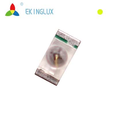 ekinglux hot sales dome lens 0603 30 degree yellow green smd led